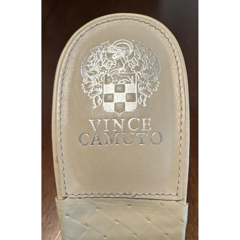 Vince Camuto Brelanie Nude Woven Knot Mule‎ Heels Women's Size 10M